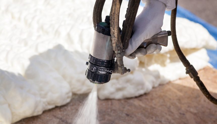 wet spray foam insulation