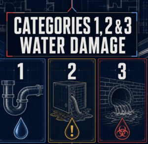 category 3 water cleanup houston