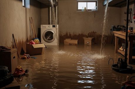Basement Flood Cleanup