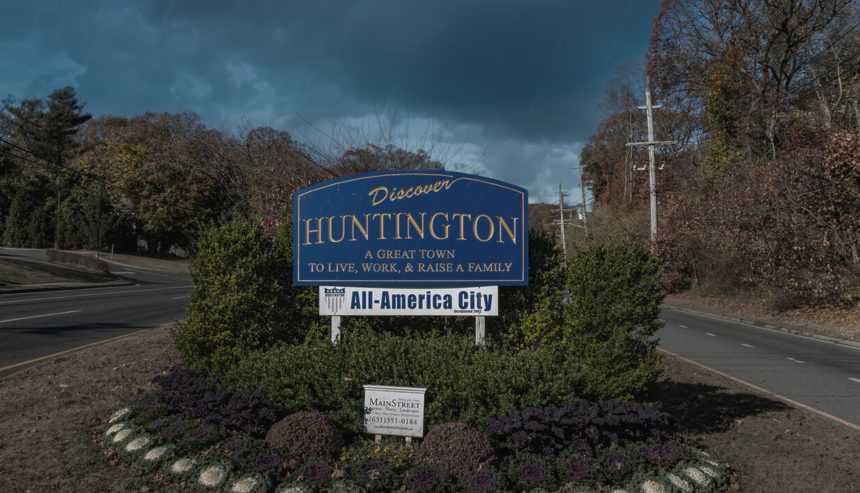 storm clouds and rain in long island new york