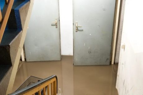 basement flooded by water in long island home