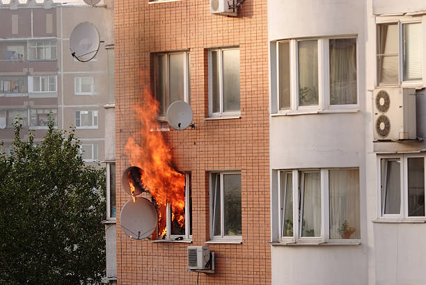 a fire in an apartment building can affect the surrounding units with smoke smell and soot more than just fire damage