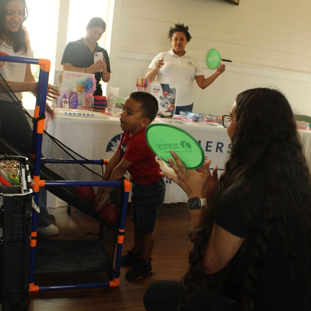 Games and activities for children at the Community Baby Shower near Austin, TX