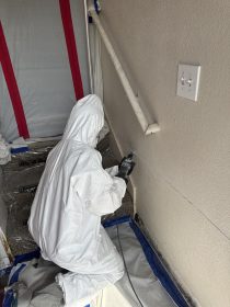 Certified team doing a mold removal Pflugerville- project