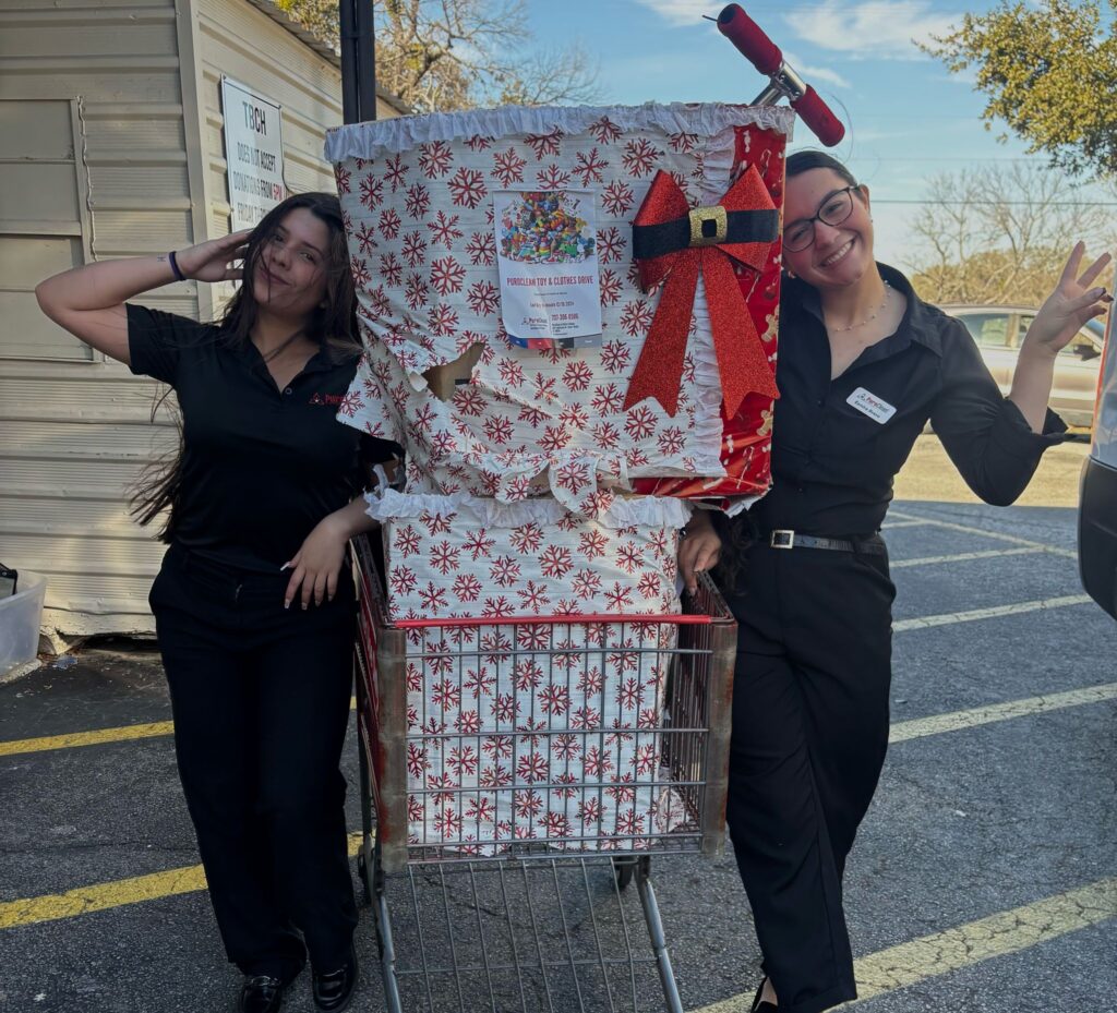 Toy and clothes drive community