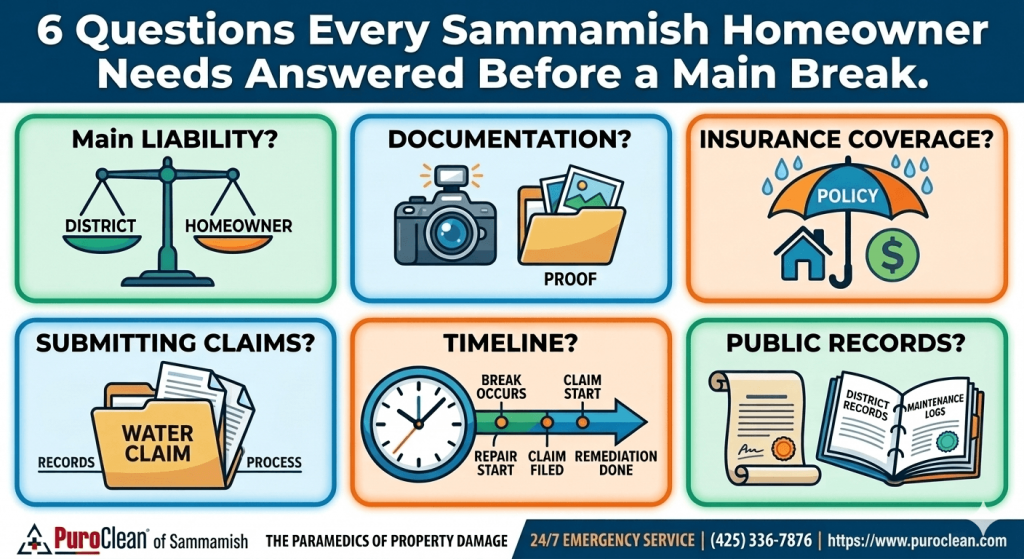 Frequently Asked Questions About Water Main Damage in Sammamish