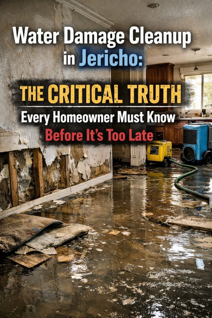 Water Damage Cleanup in Jericho
