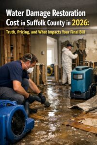 Water damage restoration cost in Suffolk County