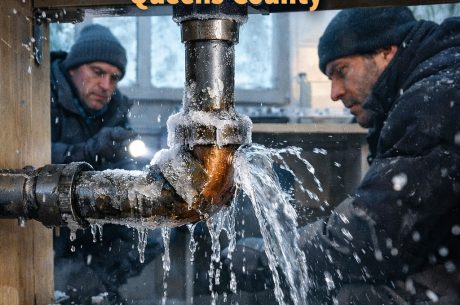 Burst pipe repairs in Queens County