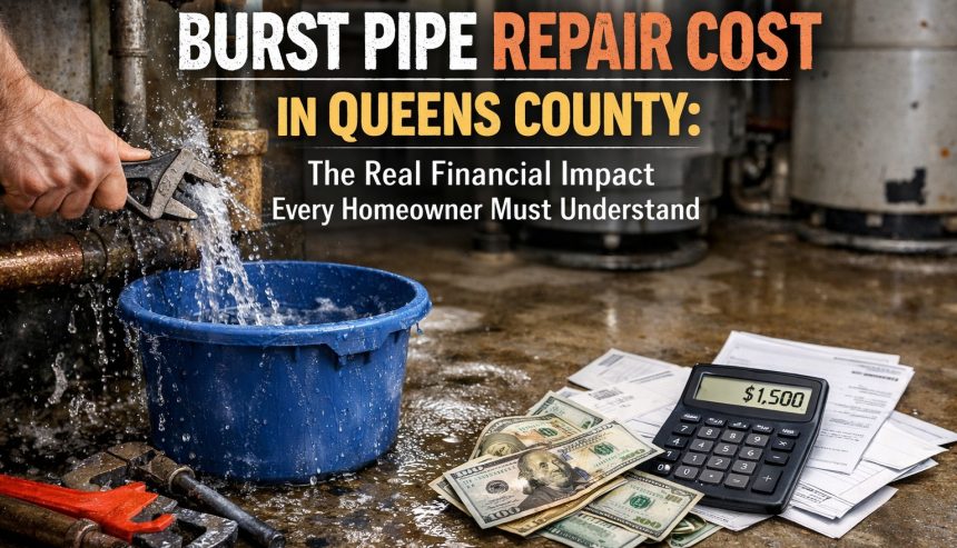 Burst Pipe Repair Cost in Queens County