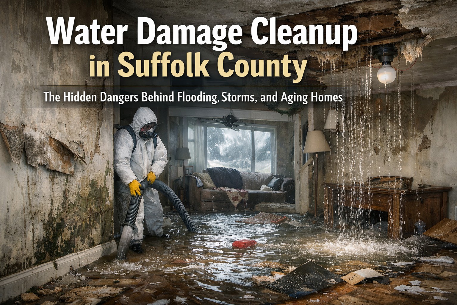 Water Damage Cleanup in Suffolk County: The Hidden Dangers Behind Flooding, Storms, and Aging Homes