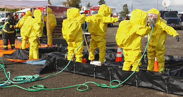 Puroclean Team Members cleaning up biohazard in new york county