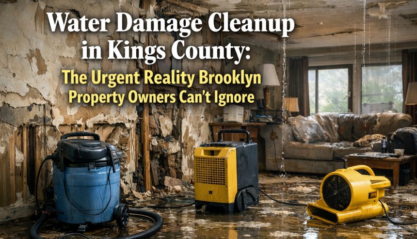 water damage cleanup in Kings County