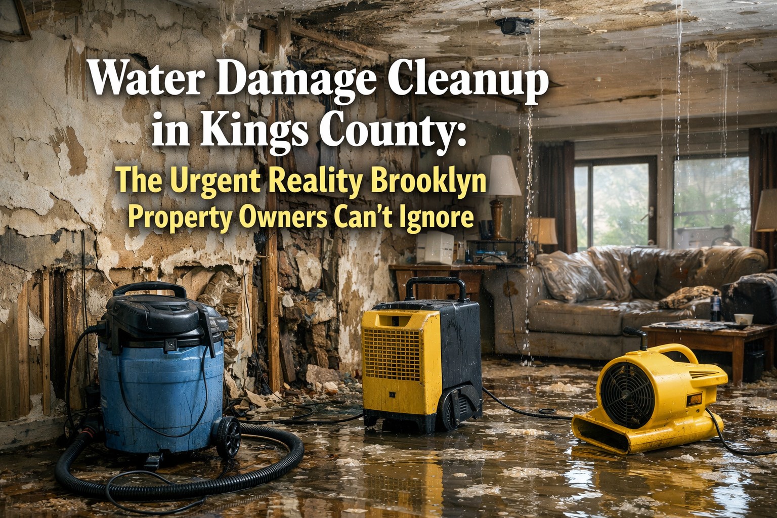 Water Damage Cleanup in Kings County: The Urgent Reality Brooklyn Property Owners Can’t Ignore