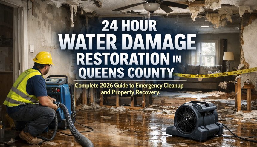 24 Hour Water Damage Restoration in Queens County