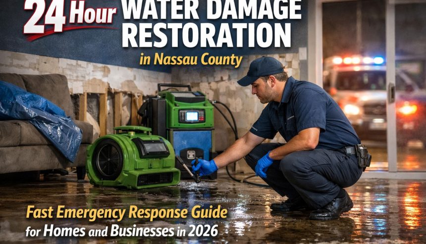 24 Hour Water Damage Restoration in Suffolk County