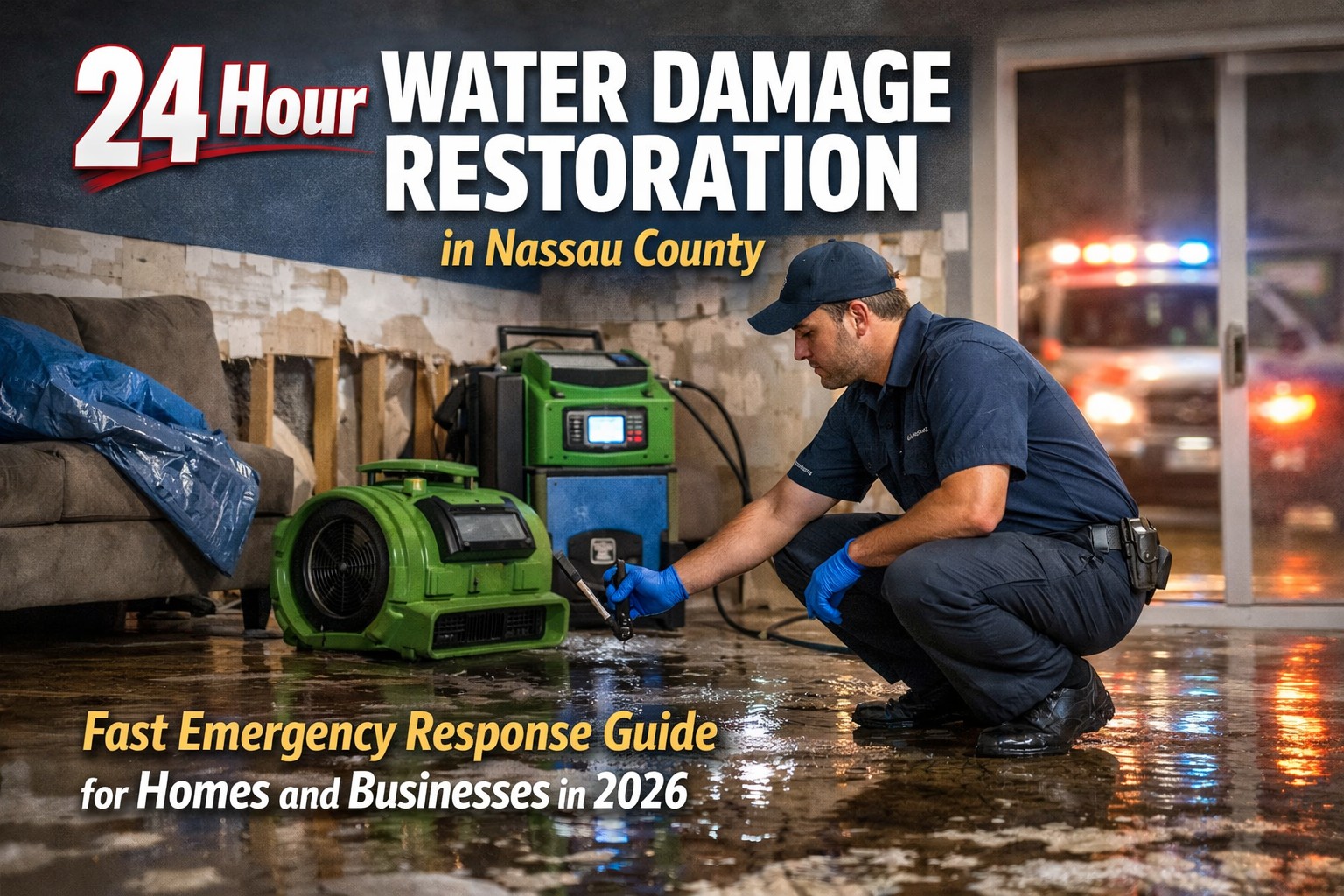 24 hour water damage restoration in Nassau County: Fast Emergency Response Guide for Homes and Businesses in 2026