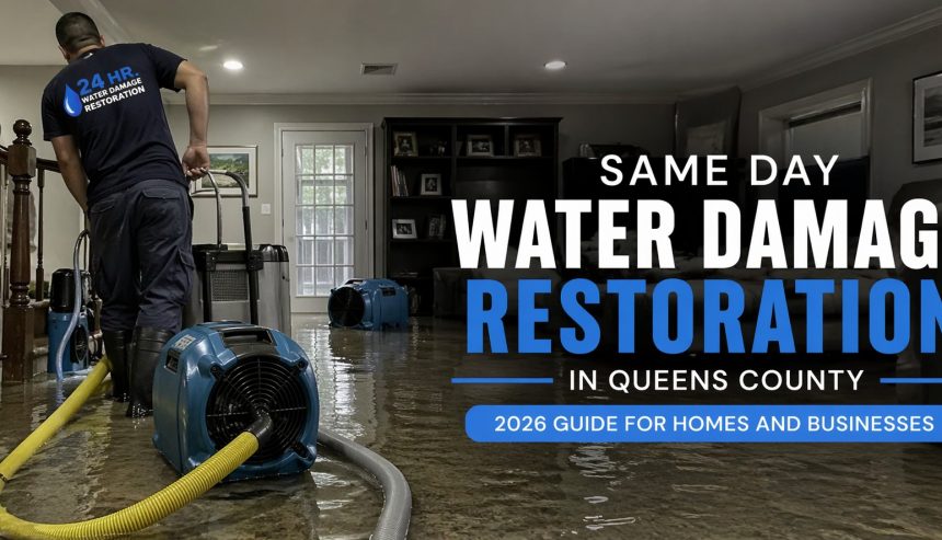 Same Day Water Damage Restoration in Queens County