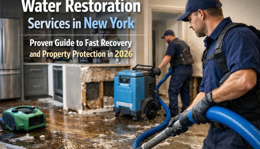 Water restoration services in New York