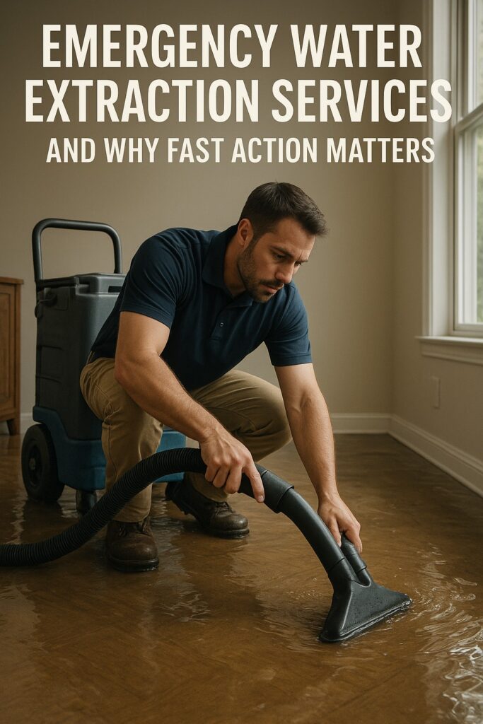 emergency water extraction services