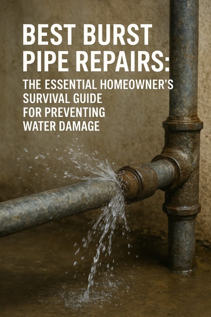 burst pipe repairs