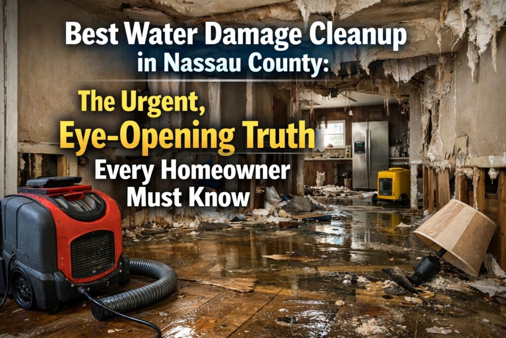 Best water damage cleanup in Nassau County