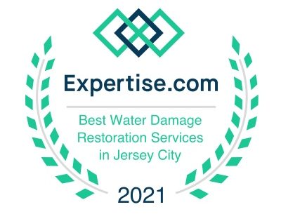 Expertise.com award for Best Water Damage Restoration Services in Jersey City 2021 given to PuroClean of Hoboken for their property restoration expertise