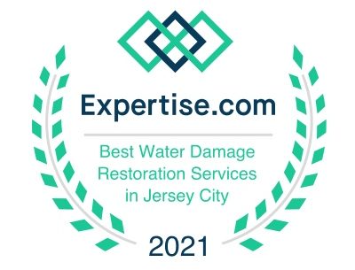 Expertise.com award for Best Water Damage Restoration Services in Jersey City 2021 given to PuroClean of Hoboken for their property restoration expertise