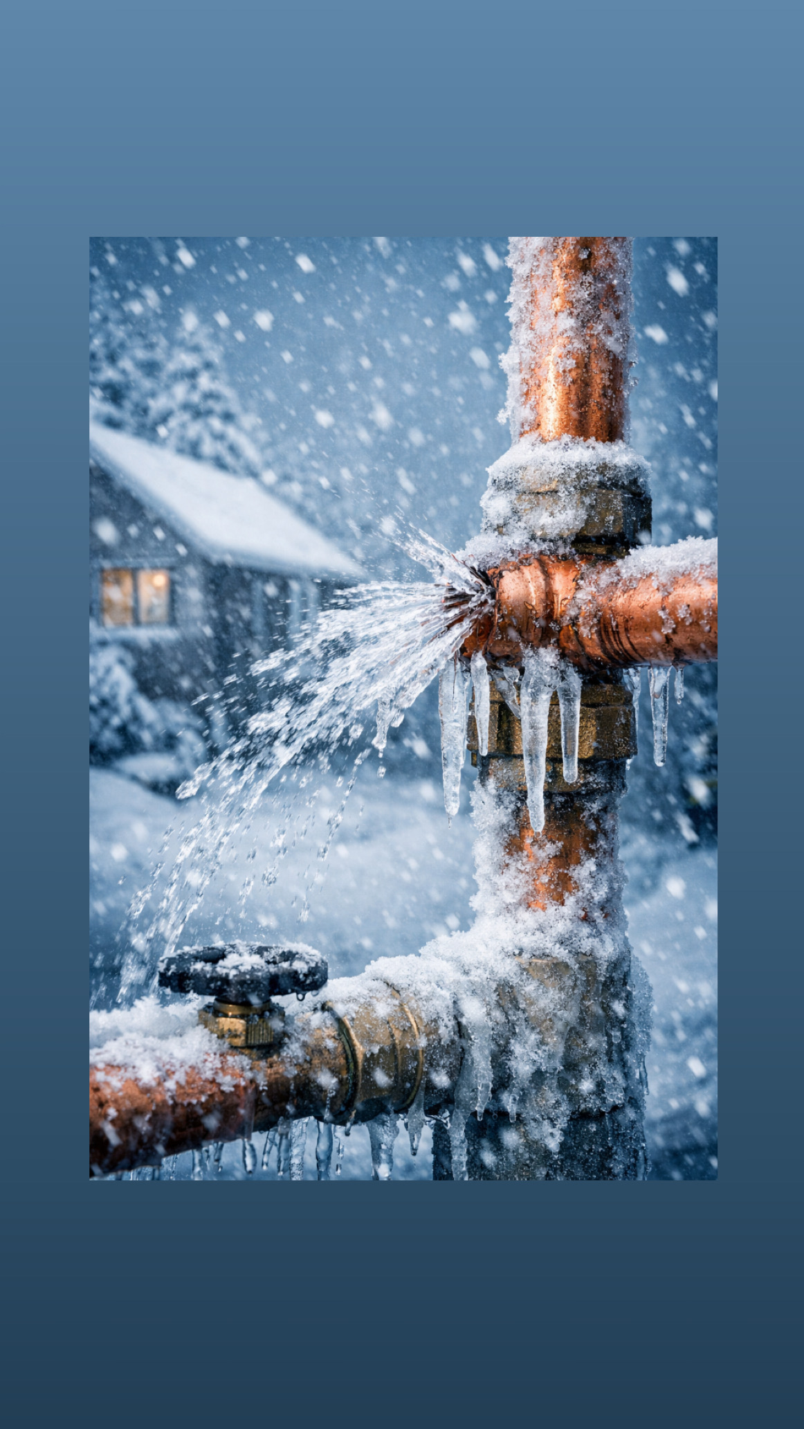 What to Do Immediately If a Pipe Bursts During a New Jersey Freeze