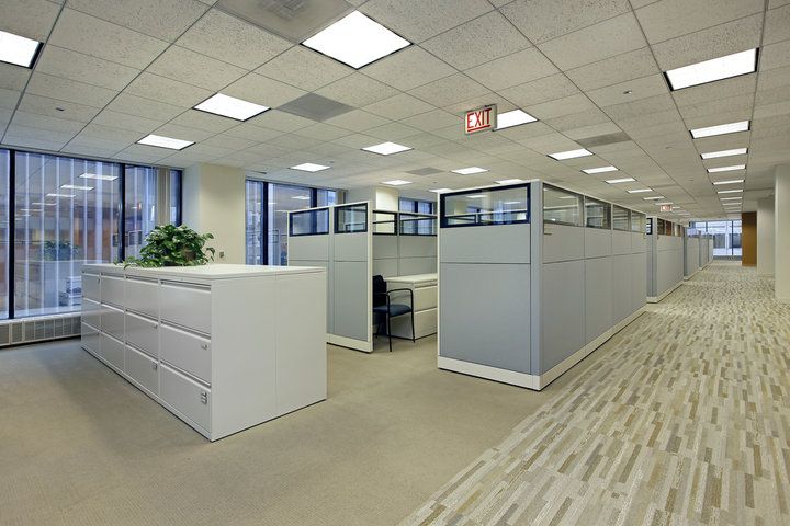 Large space after a natural disaster