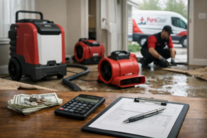 water damage restoration costs explained