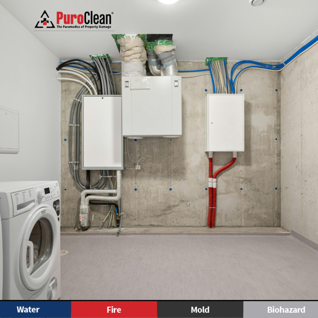 Moisture control in the basement in Lawrenceville