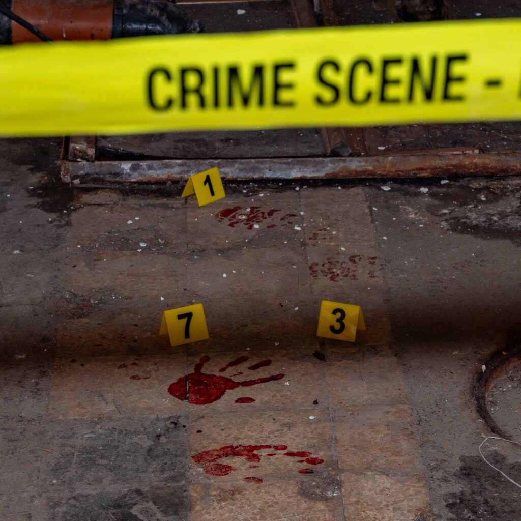 Blood spill cleanup 