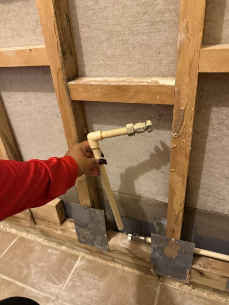 burst pipe damage repair in Lawrenceville