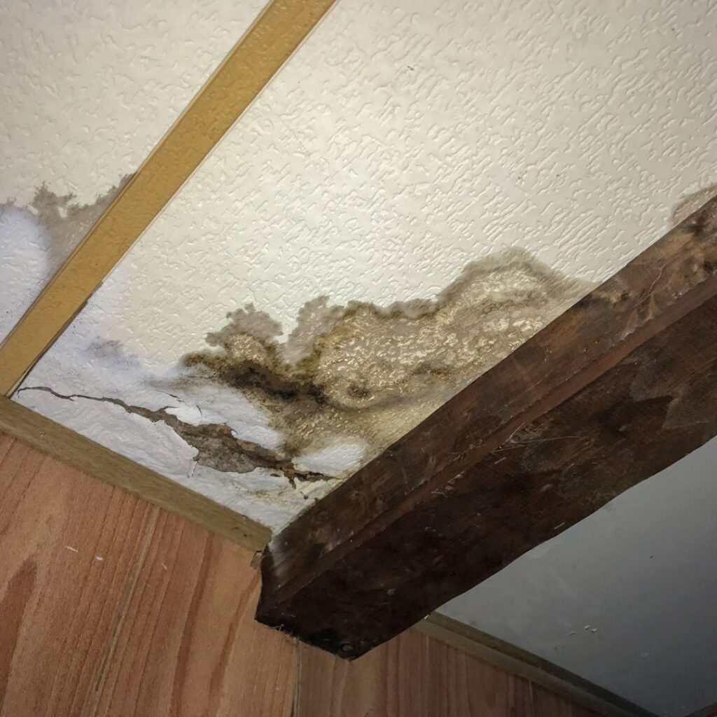 Ceiling Water Damage After a Flood in Stone Mountain, GA