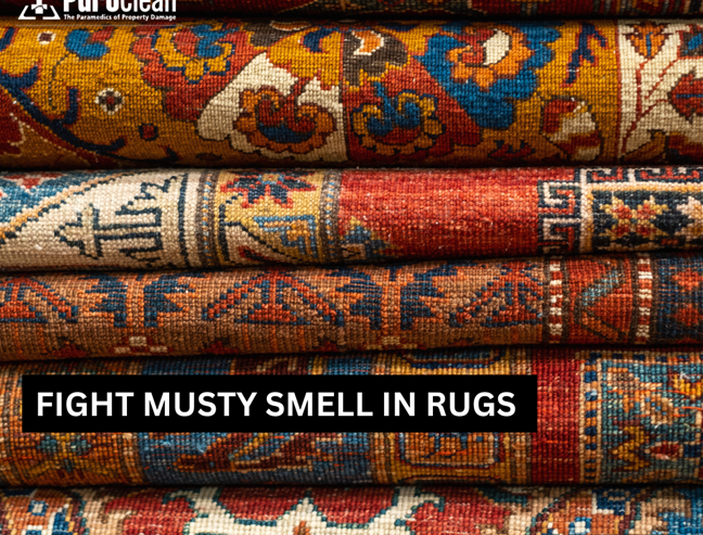 musty smelling rug