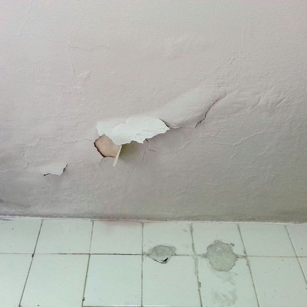 Bathroom Seepage Repair in Lawrenceville