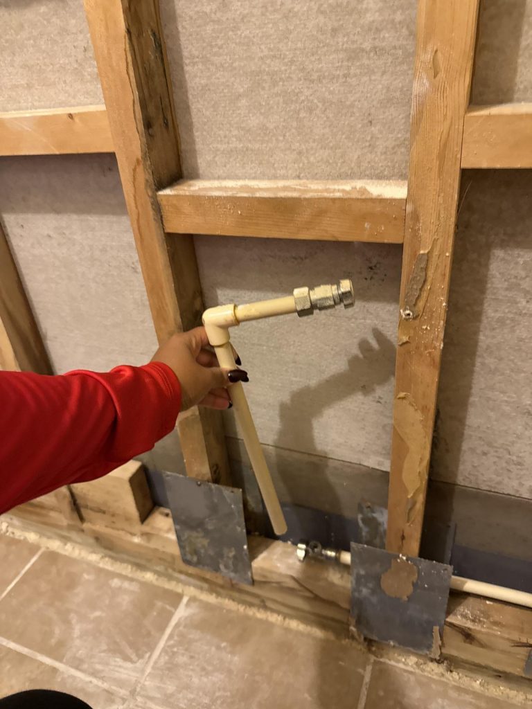 burst pipe damage repair in Lawrenceville