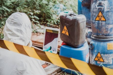 Winter biohazard cleanup