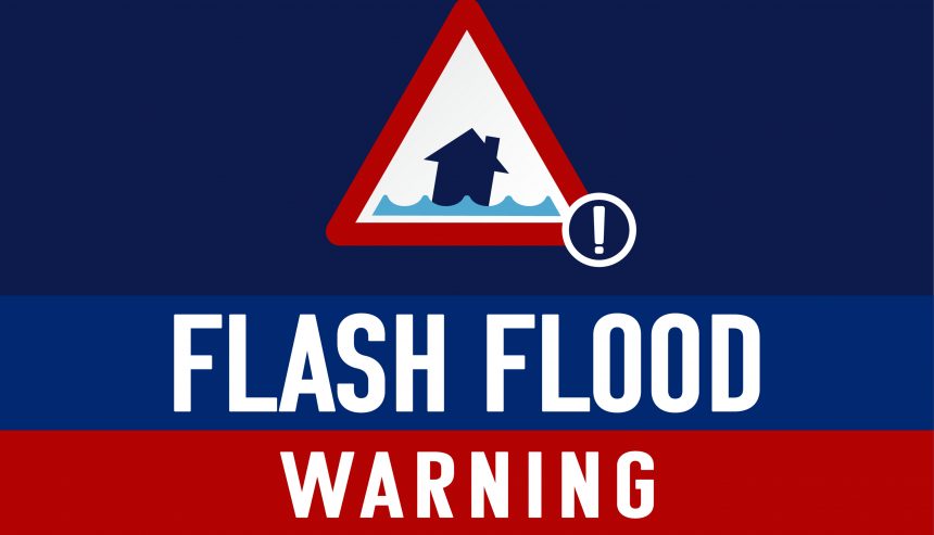 Flash flood damage in Salt lake City