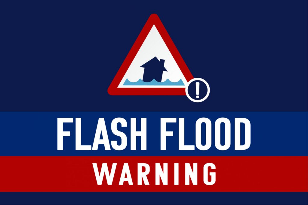 Flash flood damage in Salt lake City