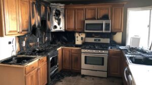 Smoke damage cleanup