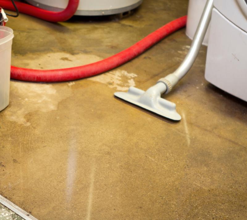 Removing Water Immediately