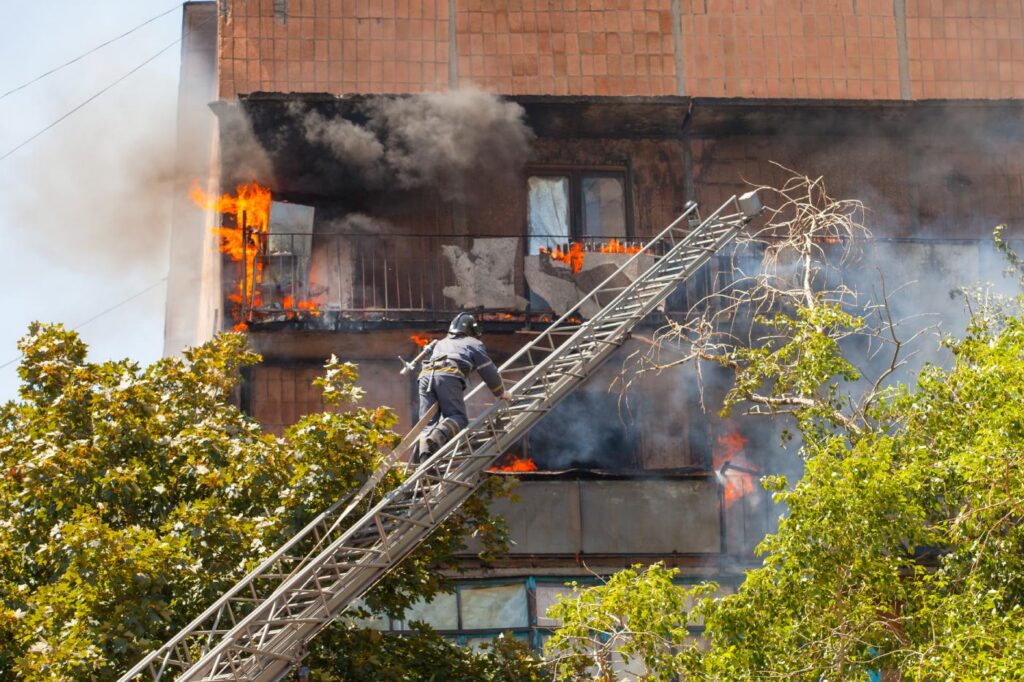 smoke and fire in our service areas