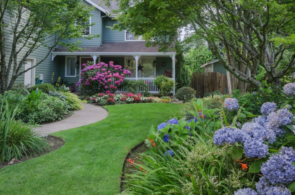 proper landscaping to prevent water damage