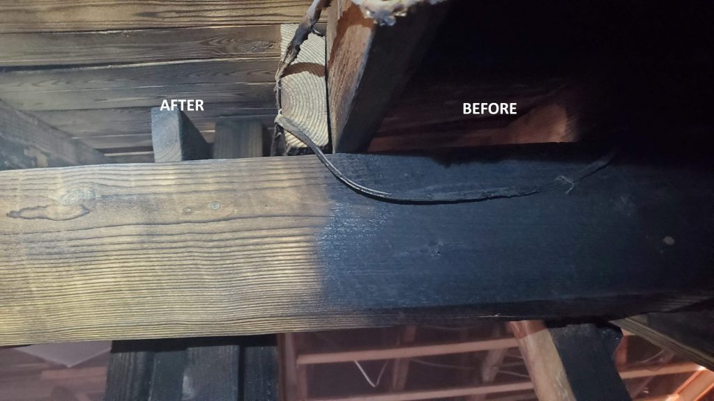 Media Blasting Before and After