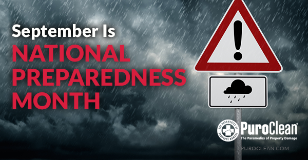 September is National Preparedness Month Infograffic