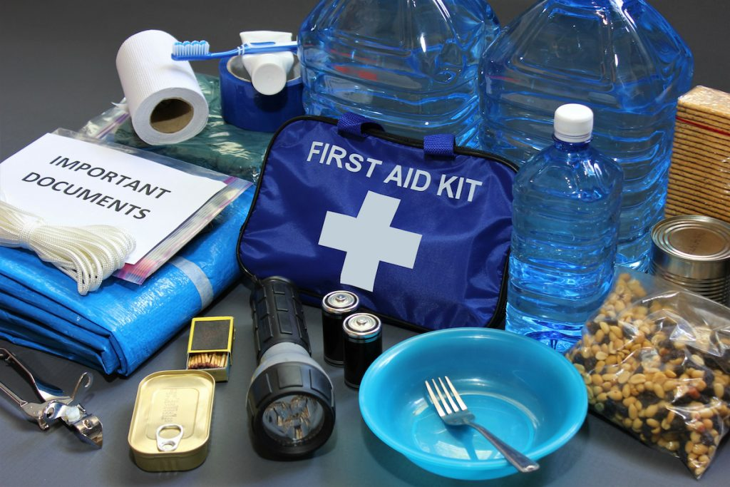 first aid kit contents
