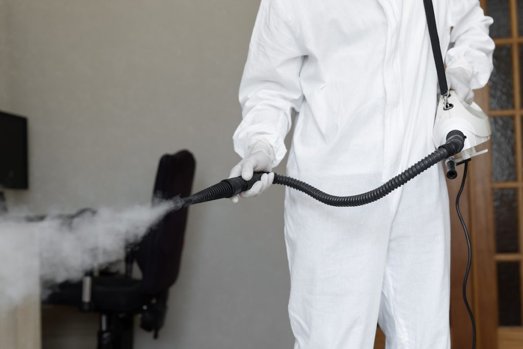 property remediation experts are trained to handle biohazard cleanup