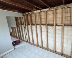 Water mitigation and mold remediation in long beach, dry down near completion, project is near ready for reconstructions.